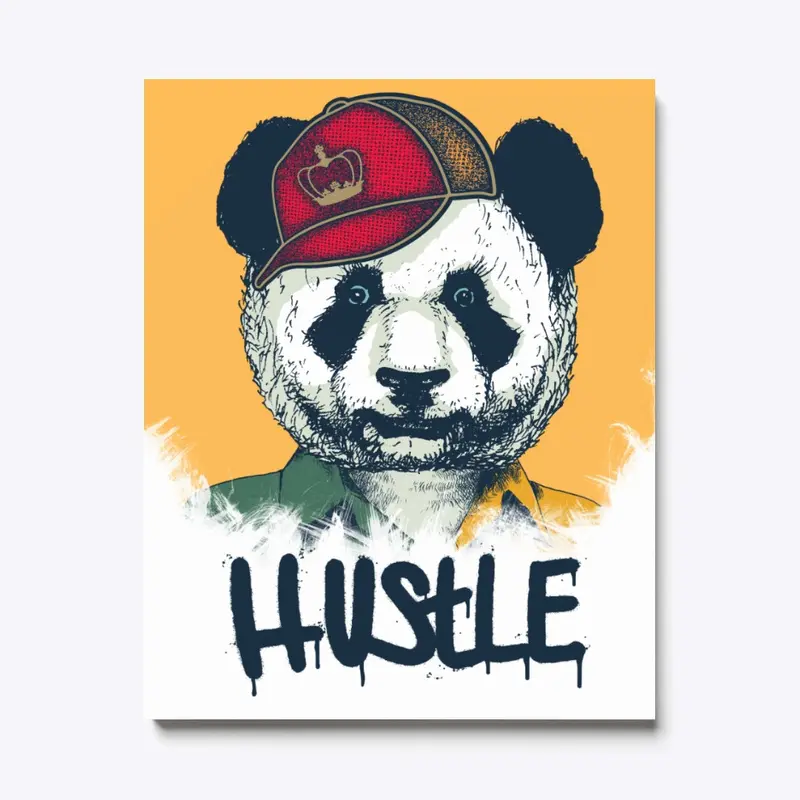 The Hustle Panda - Yellow