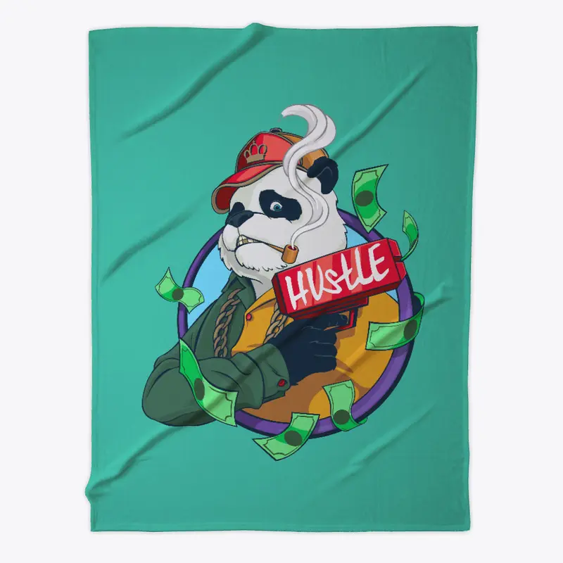 The Hustle Panda Rockin' a Cash Cannon!