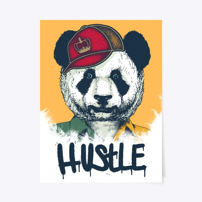 The Hustle Panda - Yellow