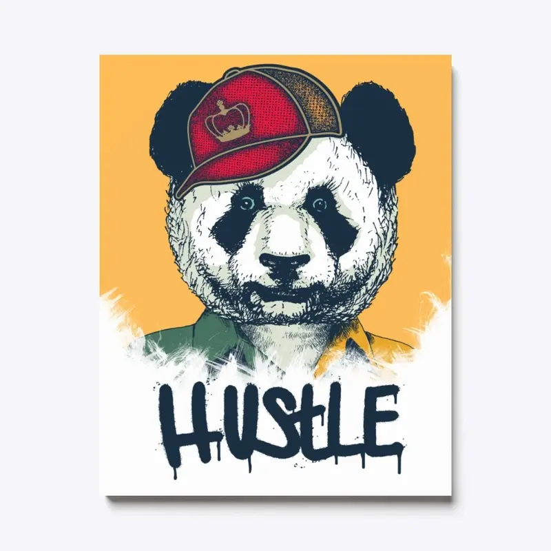 The Hustle Panda - Yellow