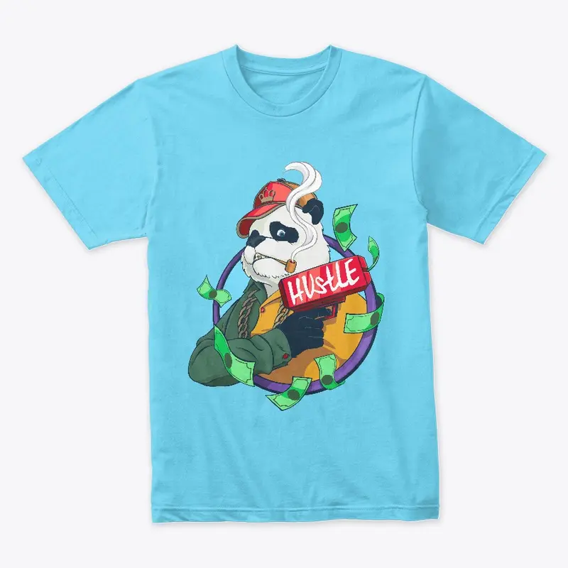 The Hustle Panda Rockin' a Cash Cannon!