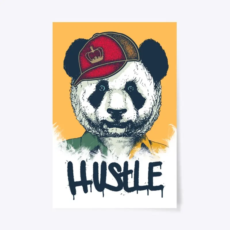 The Hustle Panda - Yellow