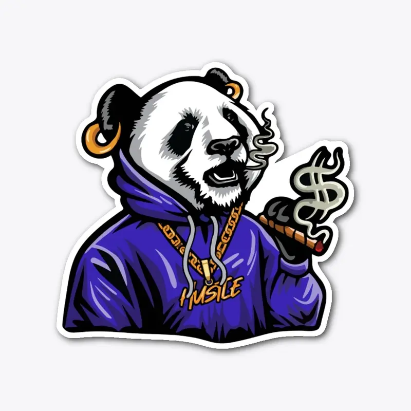 Hustle Panda Smokes Cash! 