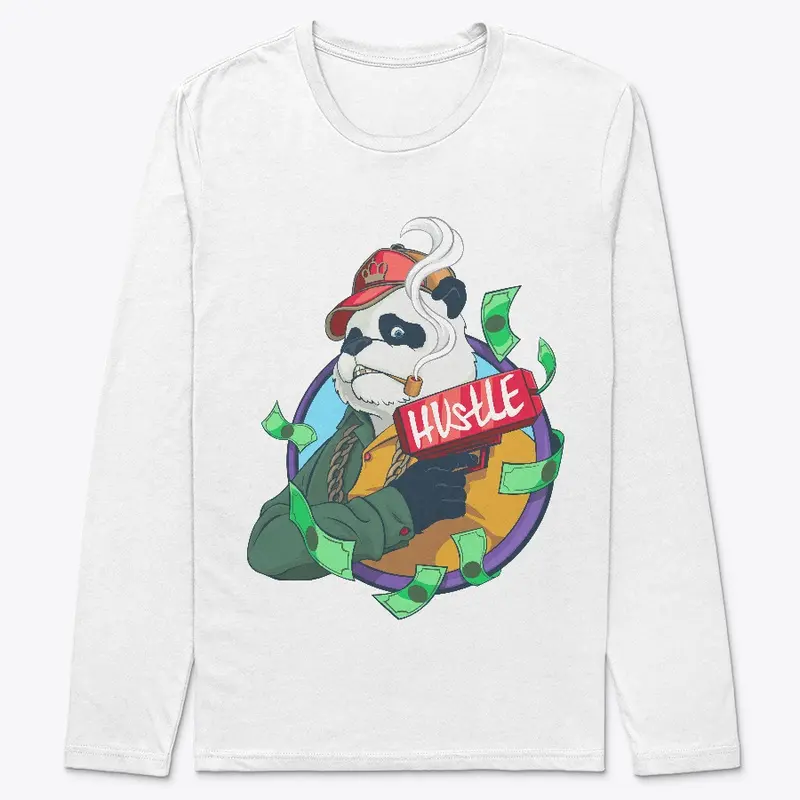 The Hustle Panda Rockin' a Cash Cannon!